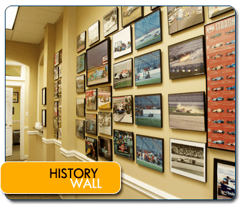 Carmel Dental Office History Wall